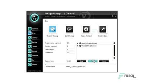  NETGATE Registry Cleaner
